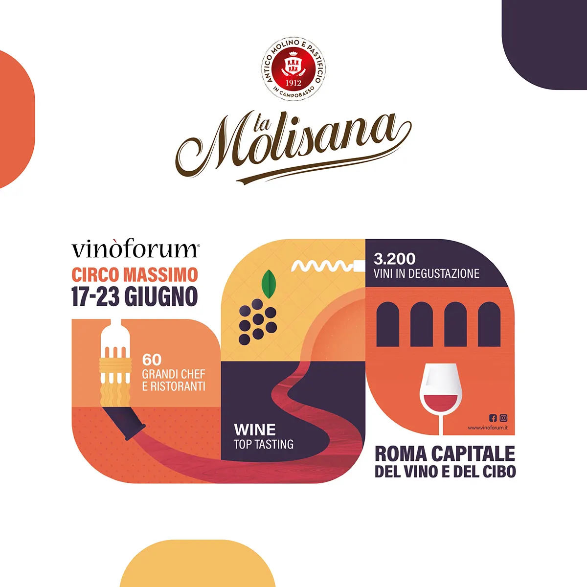 Save the date Vinoforum 2024 - La Molisana Pasta