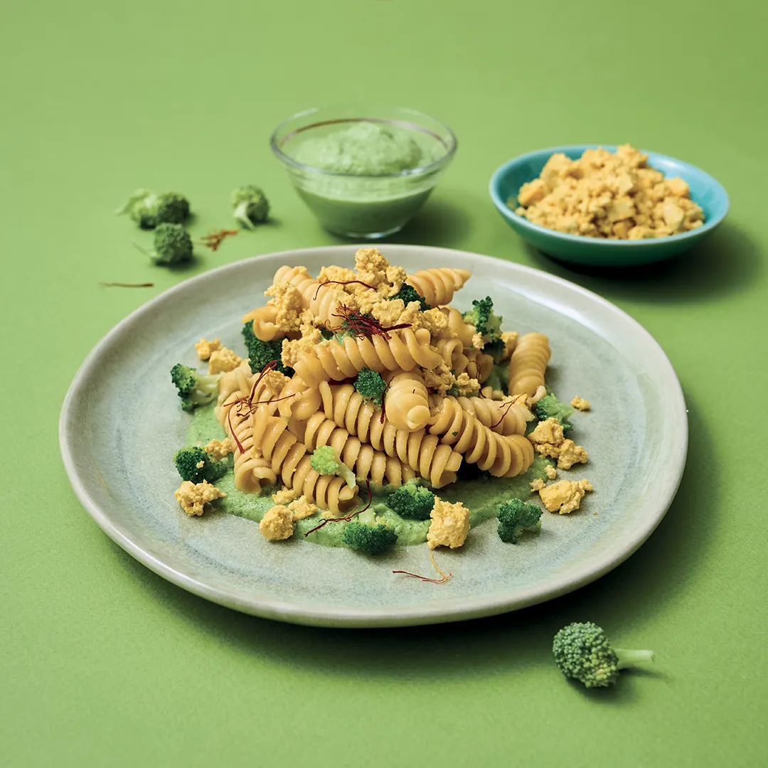 Fusilli con broccoli e tofu strapazzato al sesamo - Ricette di Pasta con Lupini - Pasta La Molisana